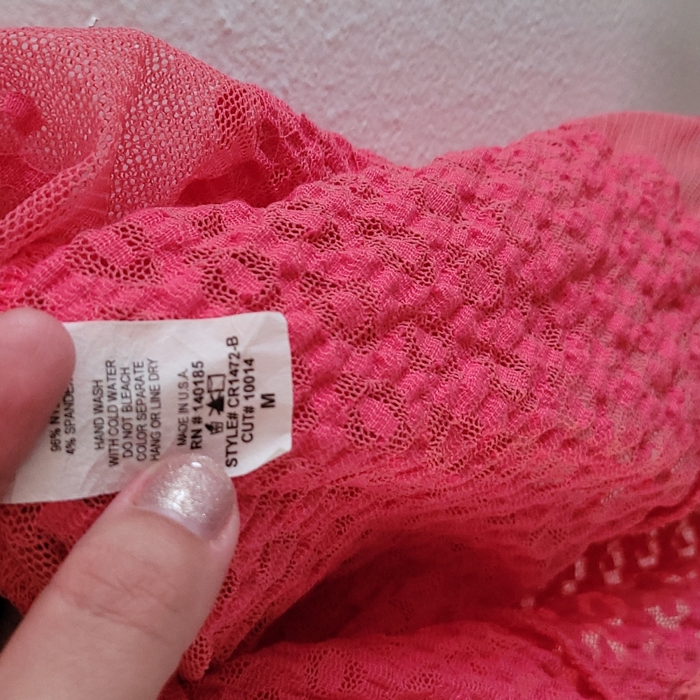 š„Pink lace blouse - Picture 10 of 10
